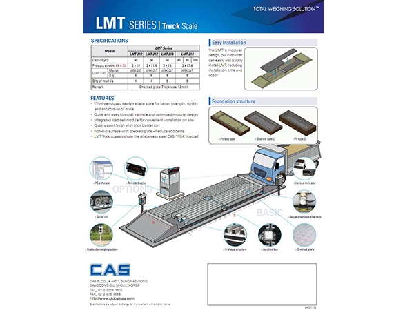 Cân Oto 60T - 80T nhập khẩu LMT